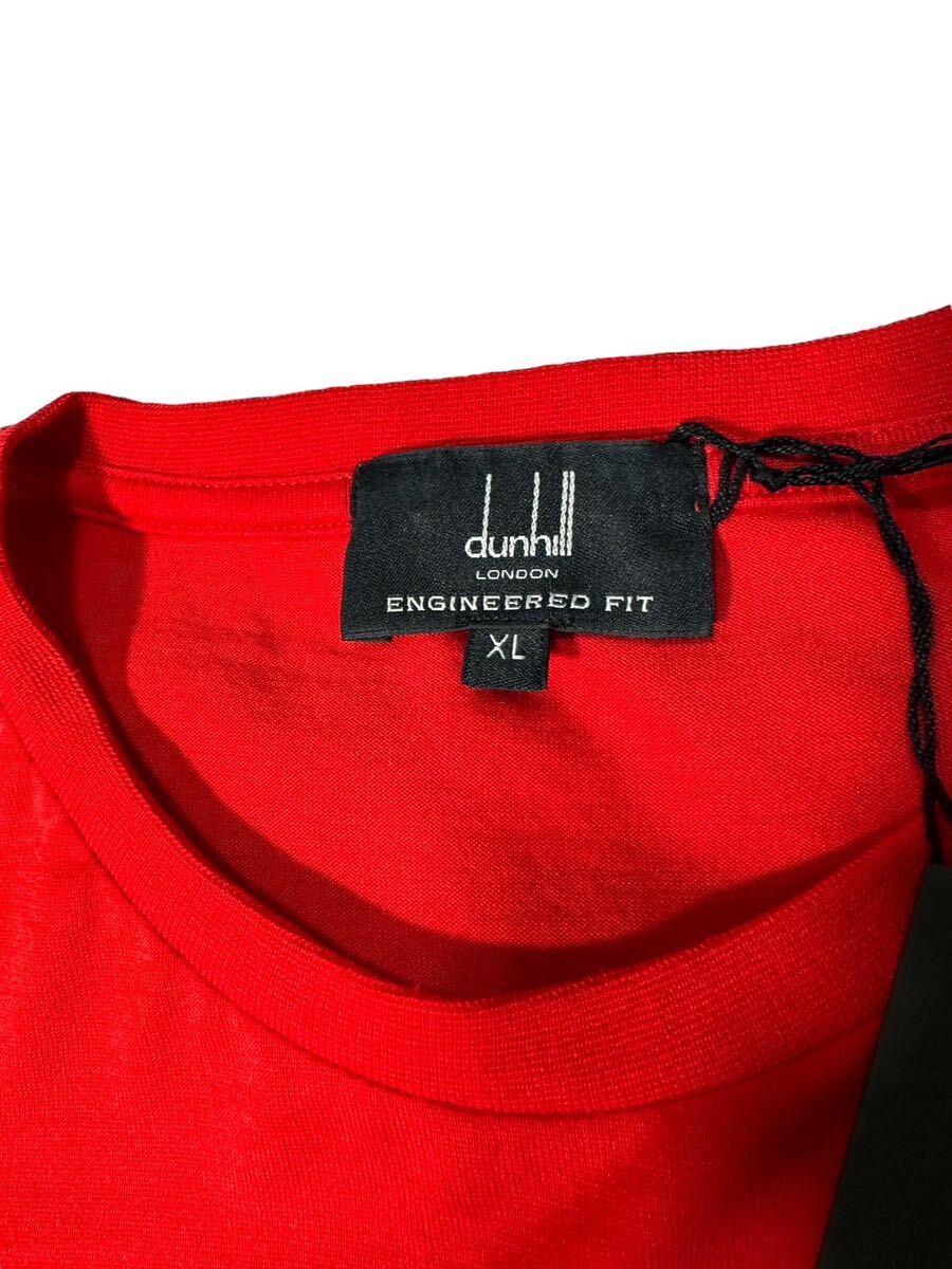 【希少デザイン】新品未使用◆ dunhill ダンヒル ◆切替デザイン Tシャツ シャツ トップス ロゴ刺繍 サイズ XL_画像6