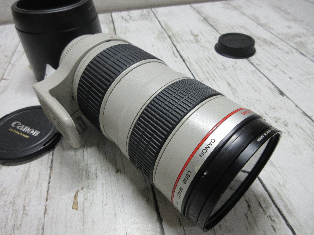 1.1円 CANON ZOOM LENS EF 70-200mm 1:2.8 L ULTRASONIC キャノン ウルトラソニック カメラレンズ ET-83Ⅱ  【星見】の画像9