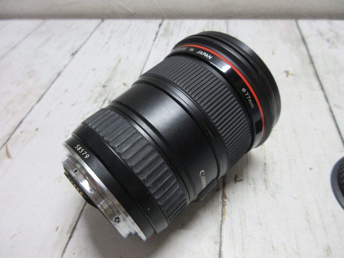 4.１円　キャノン Canon ZOOM LENS EF 17-35mm 1:2.8 L ULTRASONIC 一眼カメラ用 レンズ 付属品あり 【星見】_画像8