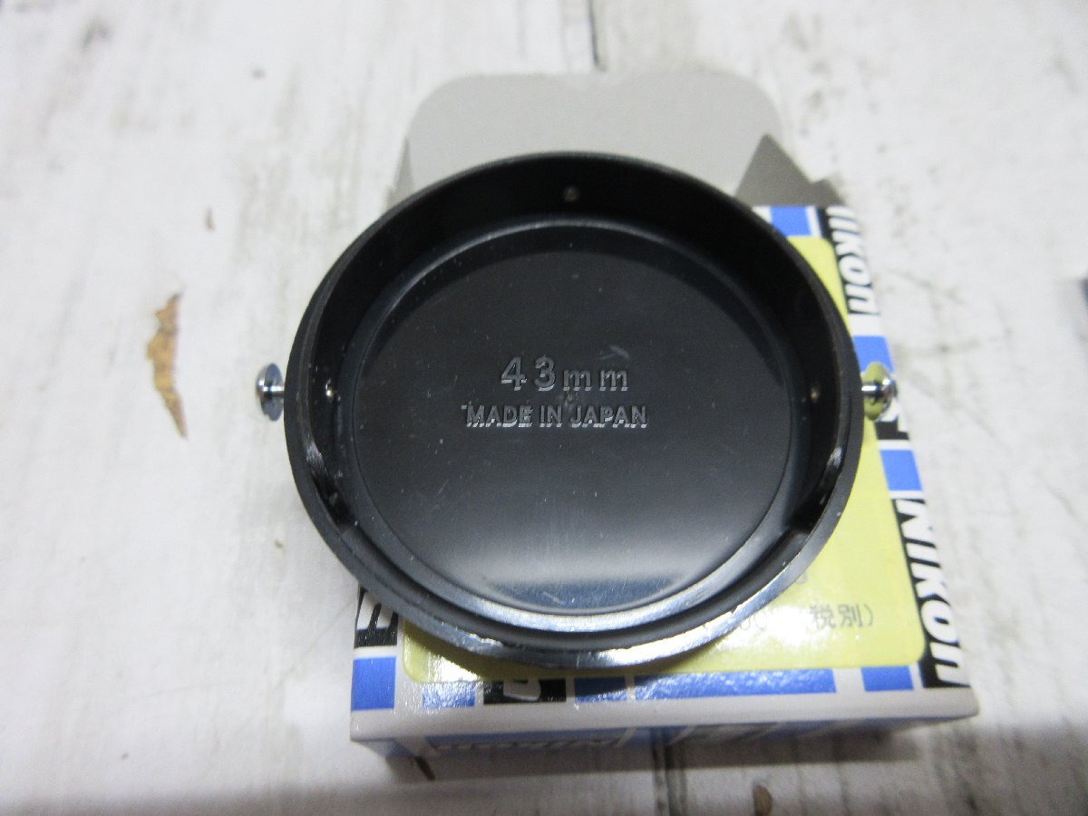 a4 1.未使用保管品 Nikon 43mm スプリングキャップ SNAP-ON LENS CAP ３個セット 【星見】の画像3