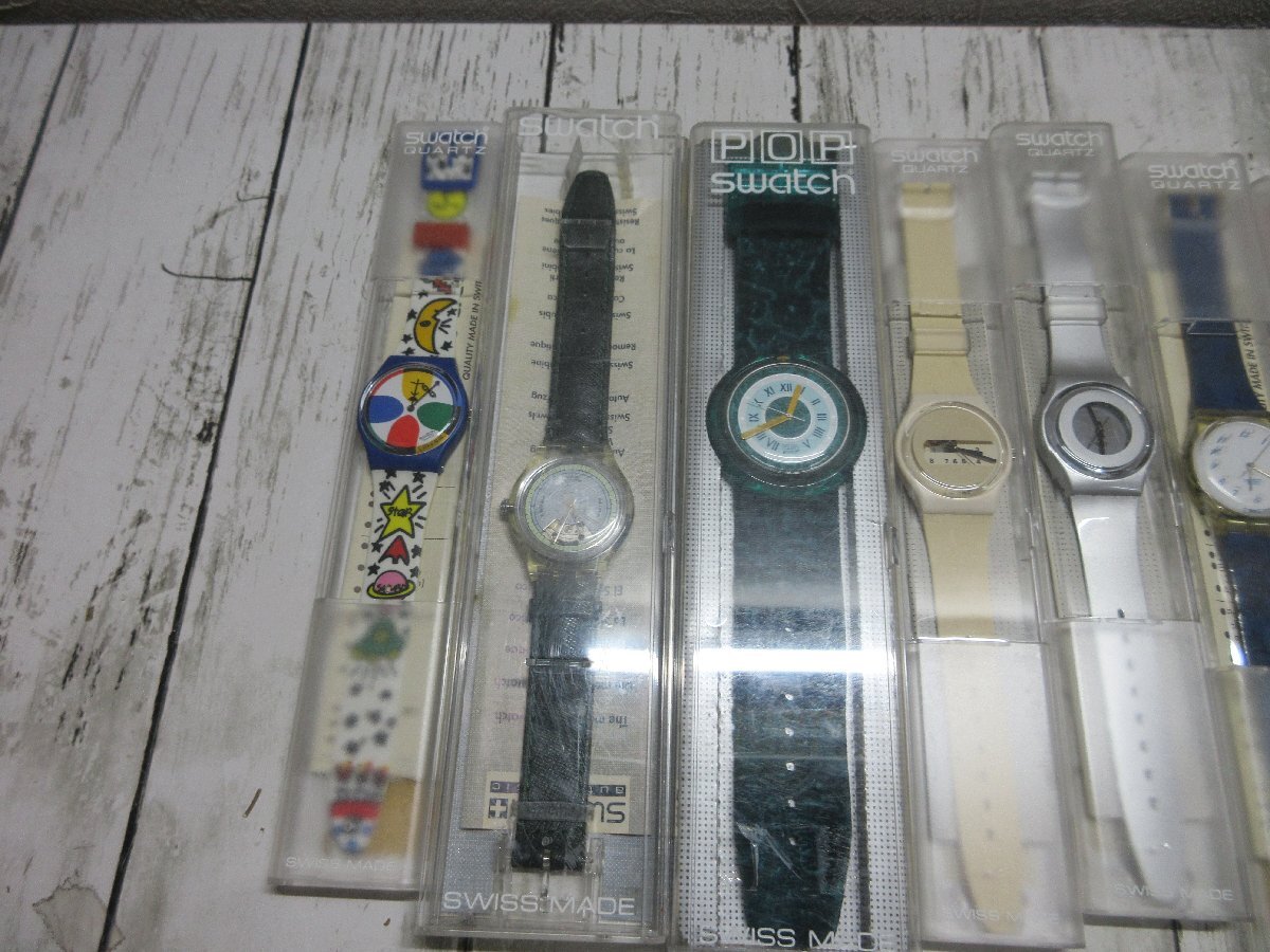 １円　 Swatch スウォッチ 全てケース入　９本セット　自動巻 【星見】_画像2