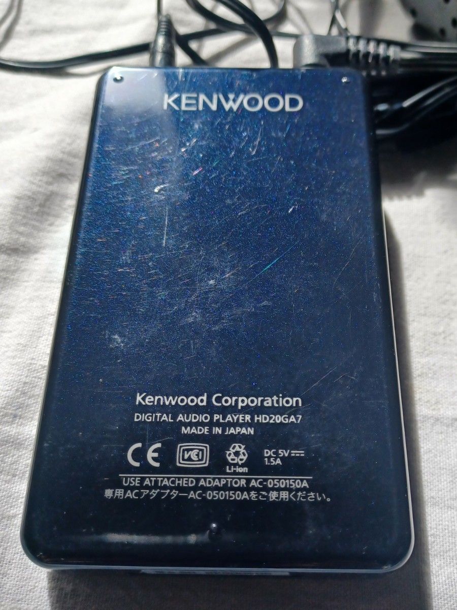 KENWOOD デジタルオーディオプレーヤー【HD20GA7】2005年製 動作 KENWOOD デジタルオーディオプレーヤー【HD20GA7】2005年製 動作