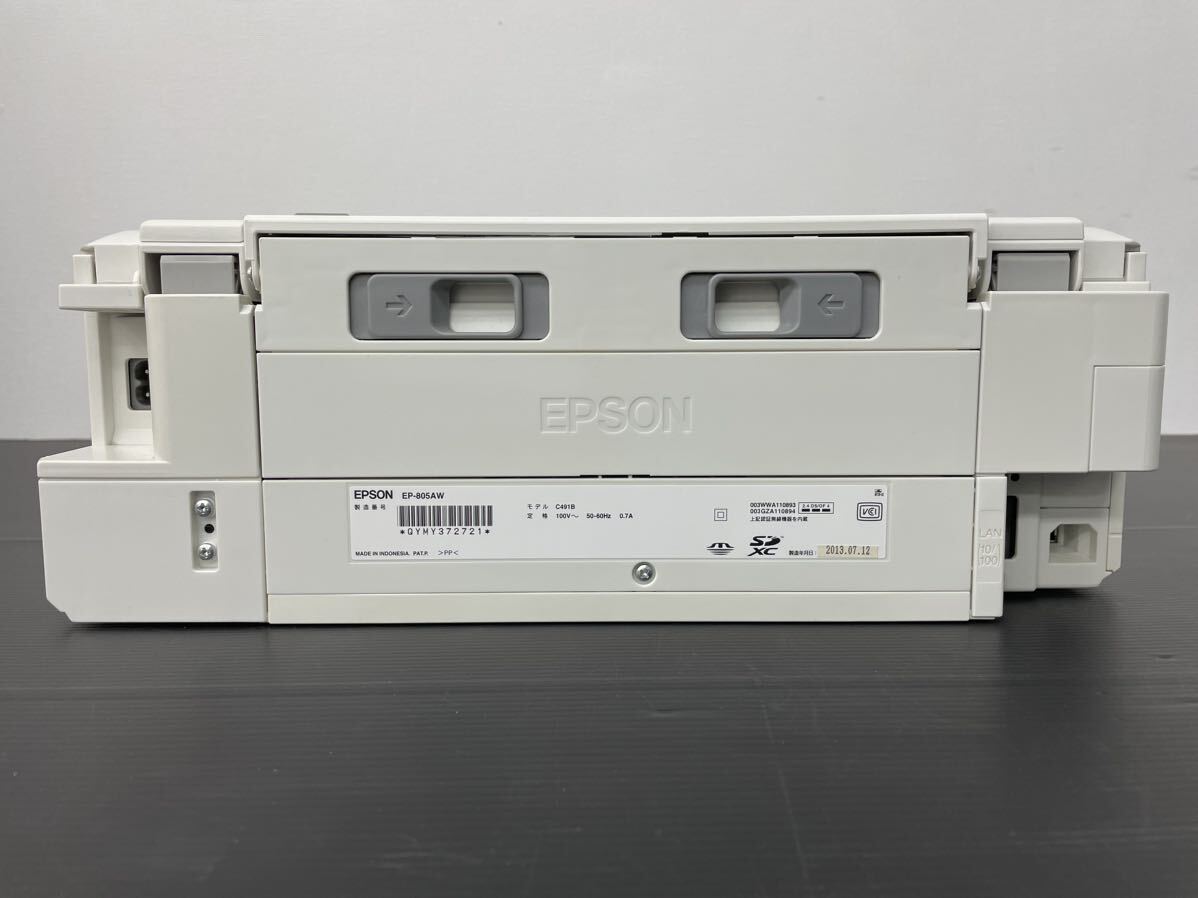 EPSON/エプソン インクジェットプリンター EP-805AW 複合機 カラリオ ジャンク品 2013年製の画像6