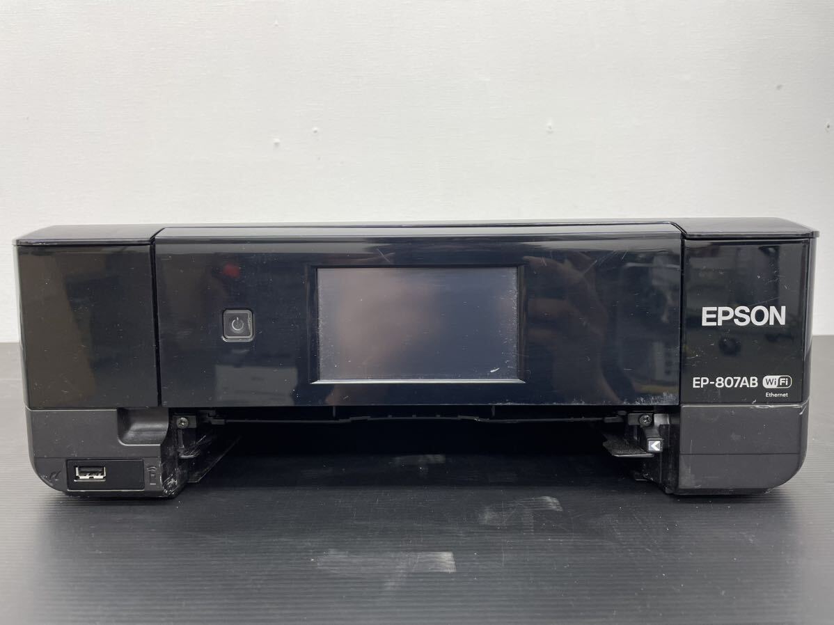 EPSON/エプソン EP-807AB カラリオ インクジェットプリンター 複合機 ジャンク品 2015年製の画像1