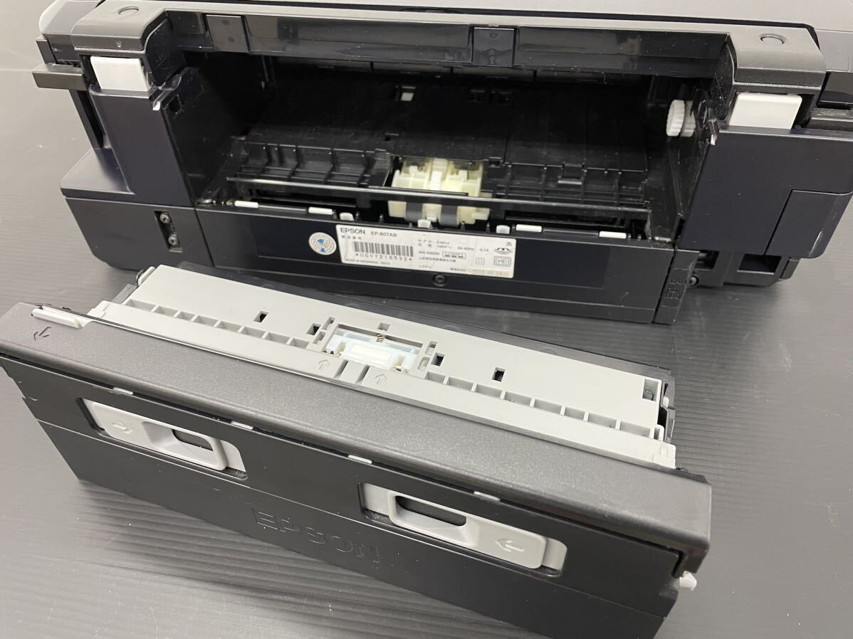 EPSON/エプソン EP-807AB カラリオ インクジェットプリンター 複合機 ジャンク品 2015年製の画像7