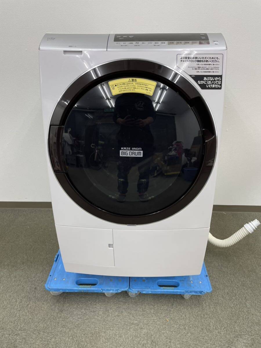 HITACHI/日立ドラム式洗濯乾燥機 BD-SX110EL 11.0kg/6.0kg 2020年製 左開き 洗剤 柔軟剤 自動投入の画像1