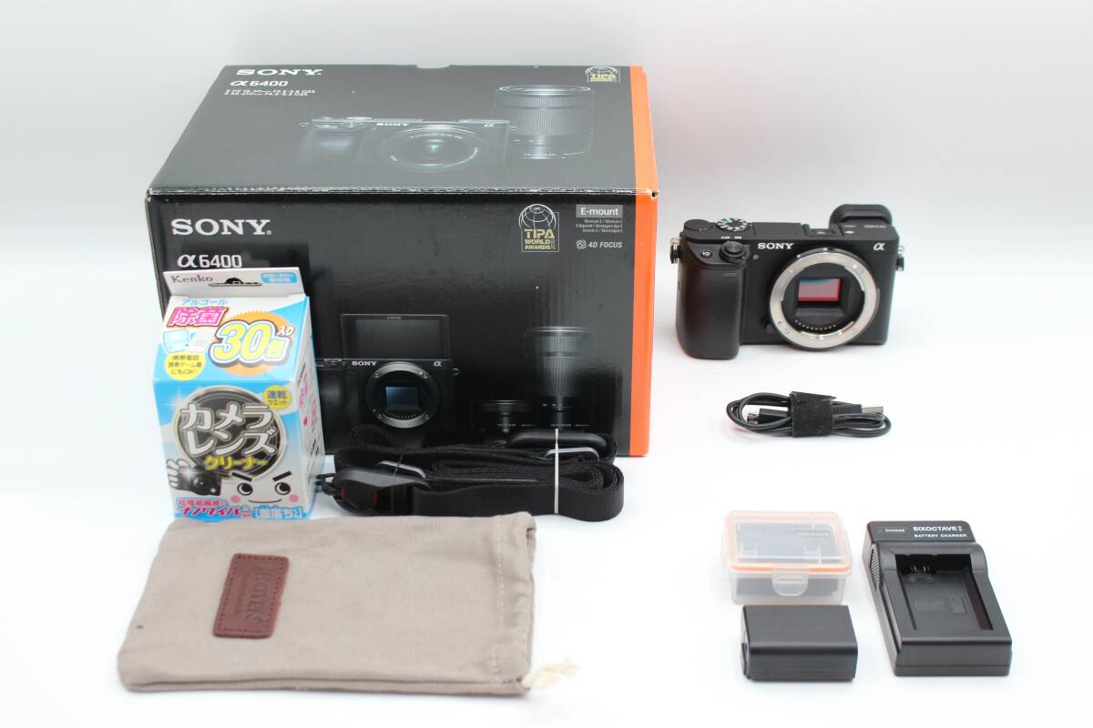 新品級 SONY ソニー α6400 ILCE-6400 ボディ シャッター回数5826 新品級 SONY ソニー α6400 ILCE-6400 ボディ シャッター回数5826