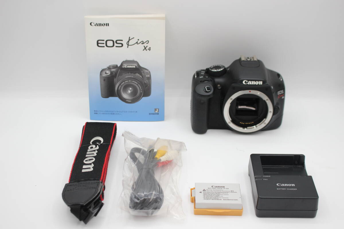 美品 Canon キヤノン EOS kiss X4 ボディ シャッター回数6050回 美品 Canon キヤノン EOS kiss X4 ボディ シャッター回数6050回