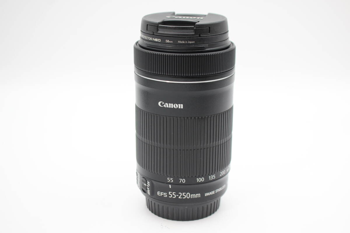 極上品◆Canon キヤノン EF-S 55-250mm F4-5.6 IS STM◆0422（03036)