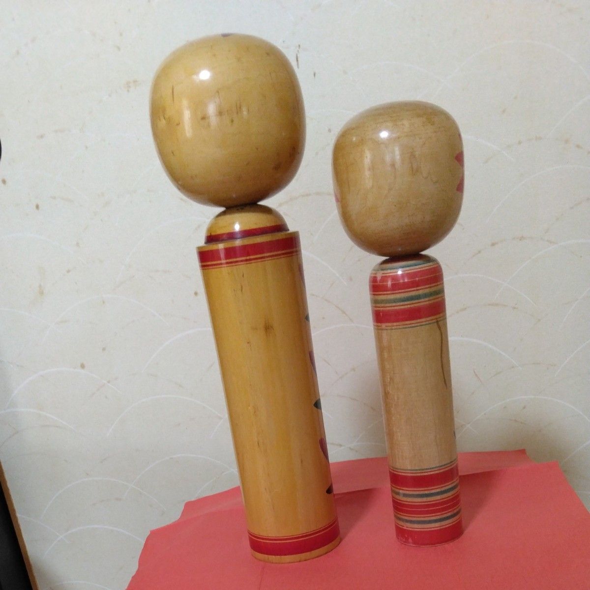 1 宮城伝統こけし-鳴子系-幸夫作-高さ36センチ 2 山形-郷土玩具 1 宮城伝統こけし-鳴子系-幸夫作-高さ36センチ 2 山形-郷土玩具