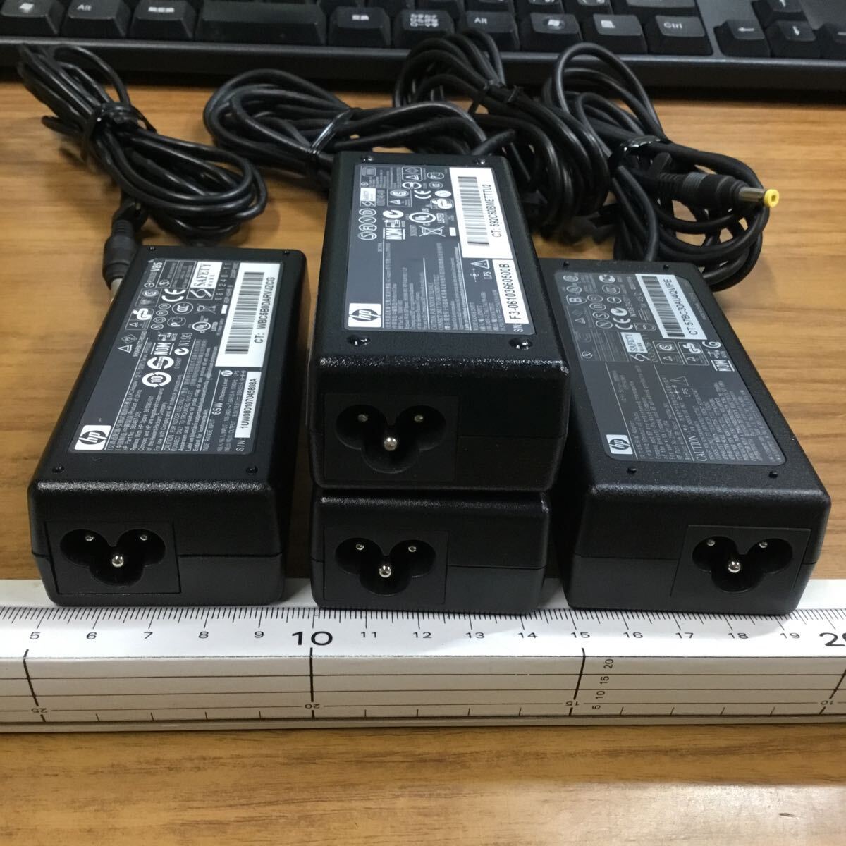（0401HR05）送料無料/中古/HP/PPP009D・PPP009H・PPP009S/18.5V/3.5A/純正 ACアダプタ 4個セット_画像5