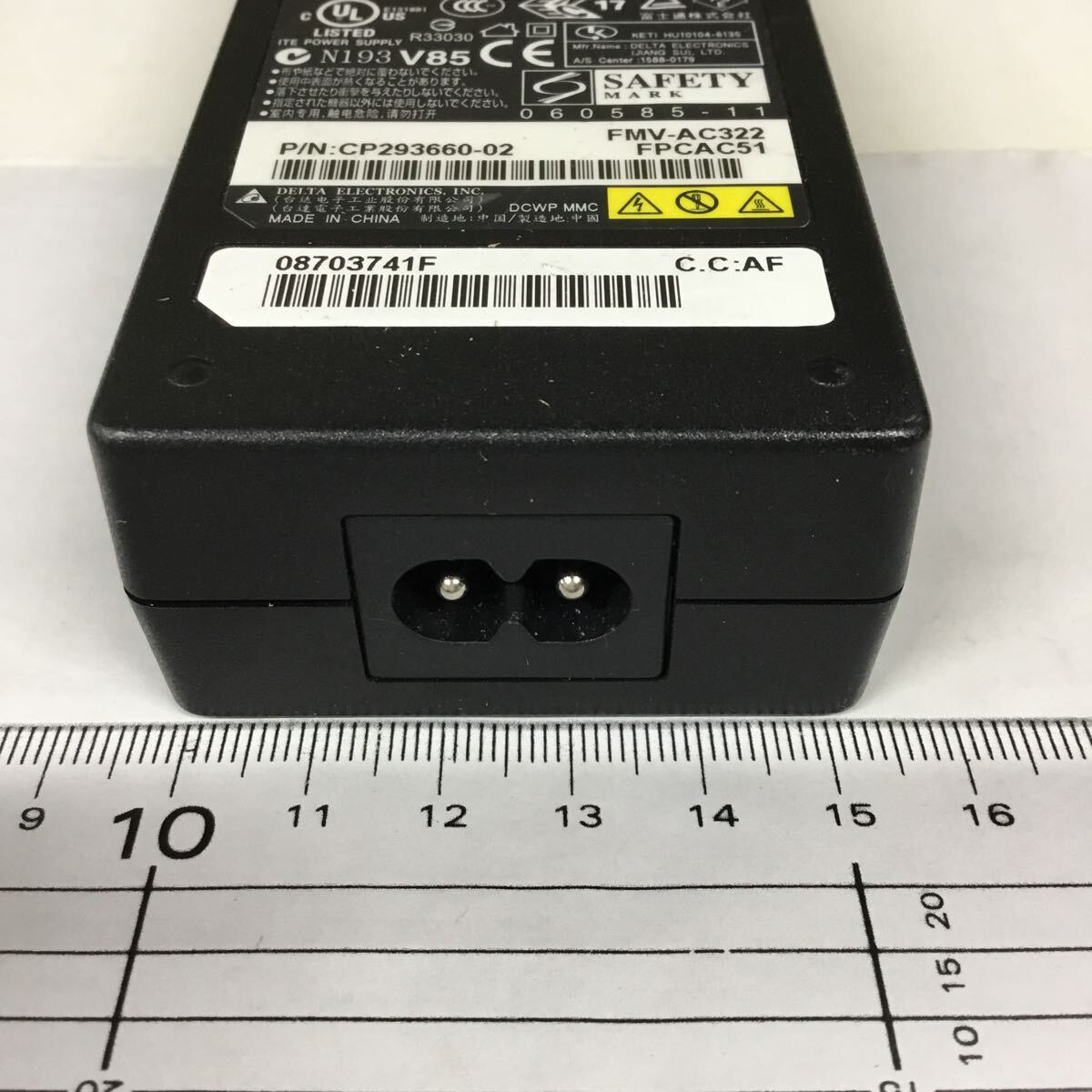 （0418SM08）送料無料/中古/FUJITSU 富士通 フジツウ/FMV-AC322/19V/4.22A/純正 ACアダプタ 4個セット