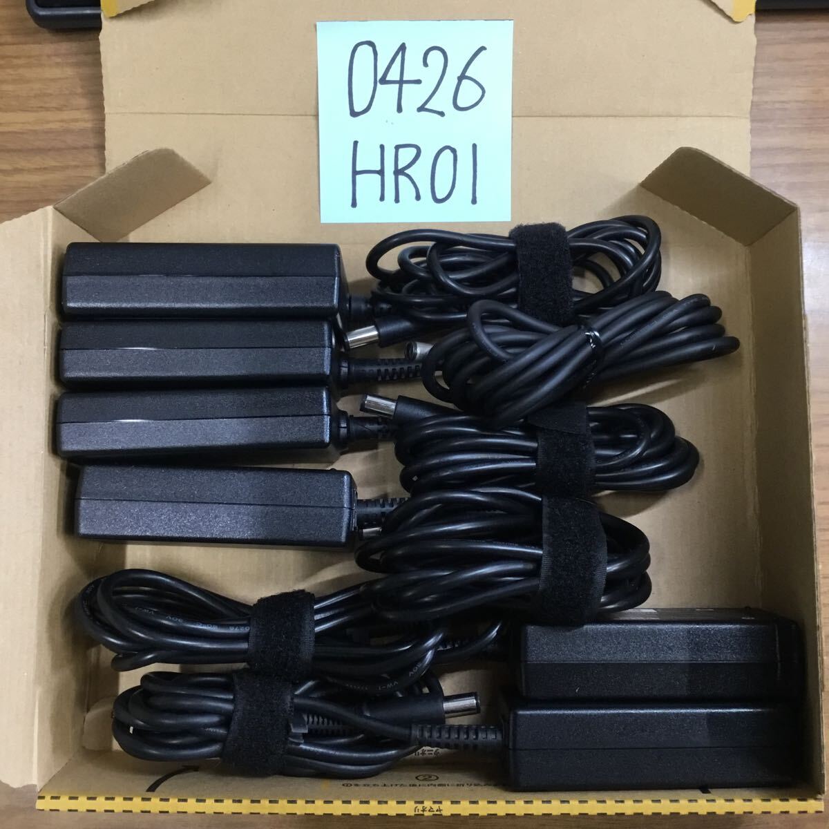 (0426HR01) free shipping / used /HP/HSTNN-CA41*HSTNN-DA35*HSTNN-LA35/19.5V/2.31A/ original AC adapter 6 piece set 