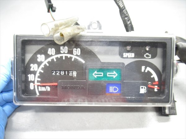 MR6-0416-55 ホンダ ジャイロX 4st FI車 TD02-111～ NJ50MDB スピードメーター メーター 500円スタート！の画像2