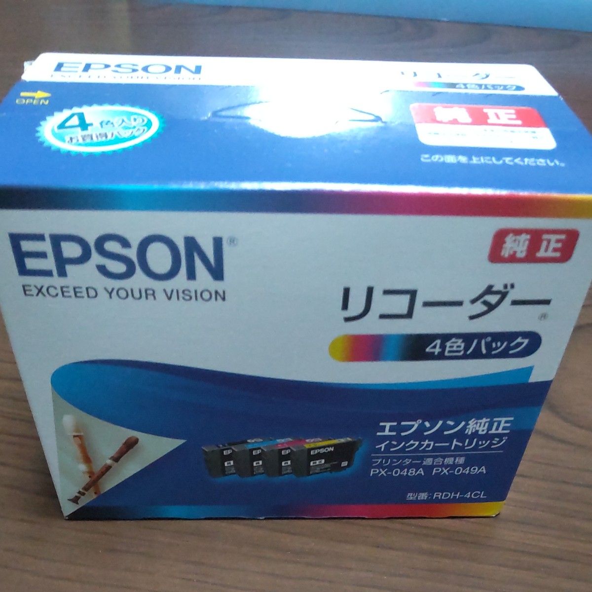 EPSON エプソン 純正  リコーダー 4色パック  インクカートリッジ