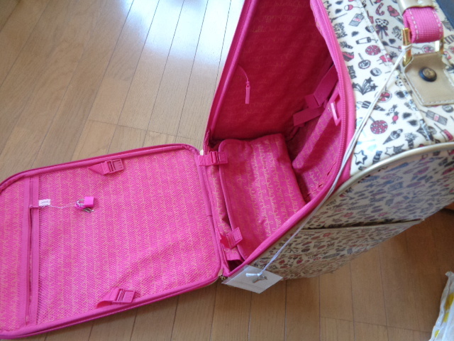  including carriage ] L girl ELLEGIRL Carry back / inside part pink * three side 115cm/ machine inside possible. size + same pattern. small size bag 