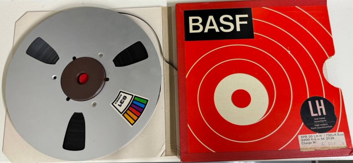 【ジャンク※現状品】 BASF AMPEX 631 オープンリールテープ SPR50 LH-H 【商品説明必読】 の画像1