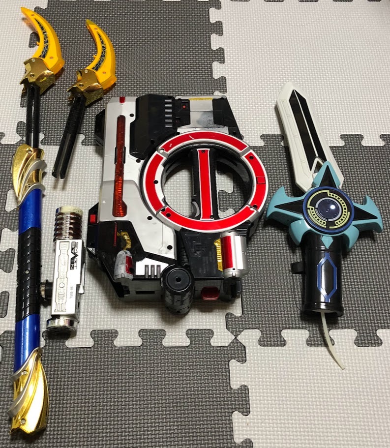 【ジャンク※現状品】 仮面ライダーファイズ ファイズブラスター ファイズポインター / 仮面ライダーアギト 等【商品説明必読】_画像1