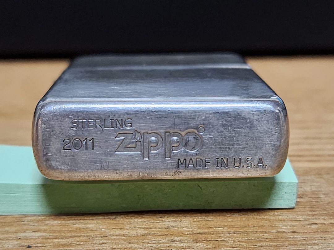 スターリングシルバー STERLING SILVER zippo ジッポ ライター 純銀_画像3