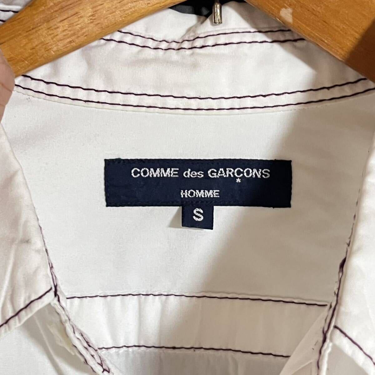 500円スタート！ COMME des GARCONS HOMME コム デ ギャルソン 綿シャツの画像4