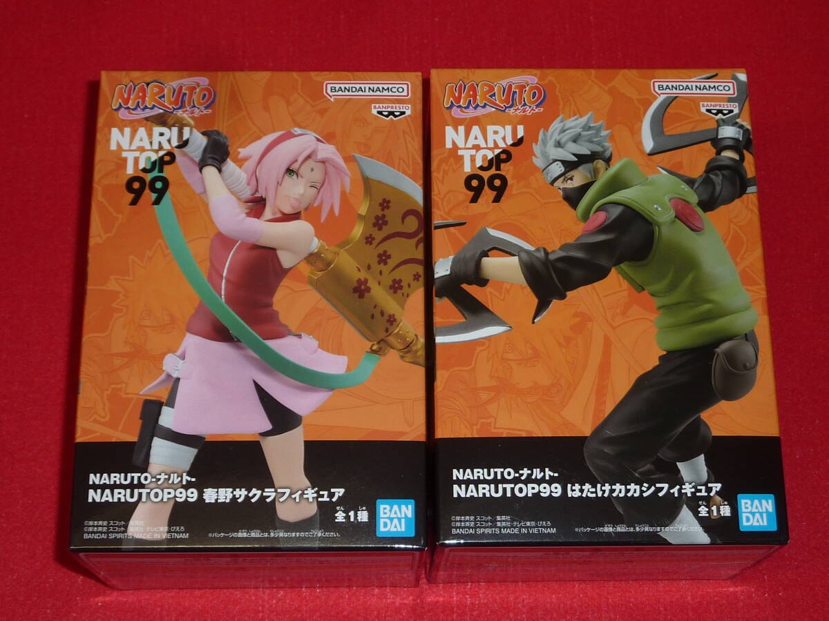 ☆送料510円～　はたけカカシ　春野サクラ　2種セット　NARUTO ナルト　NARUTOP99　はたけカカシフィギュア 春野サクラフィギュア_画像1