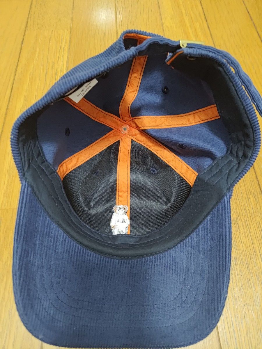 帽子　Hoodie Bear Cap フーディベアキャップ6232058TESTIFY テスティファイ　ネイビー　完売品　used