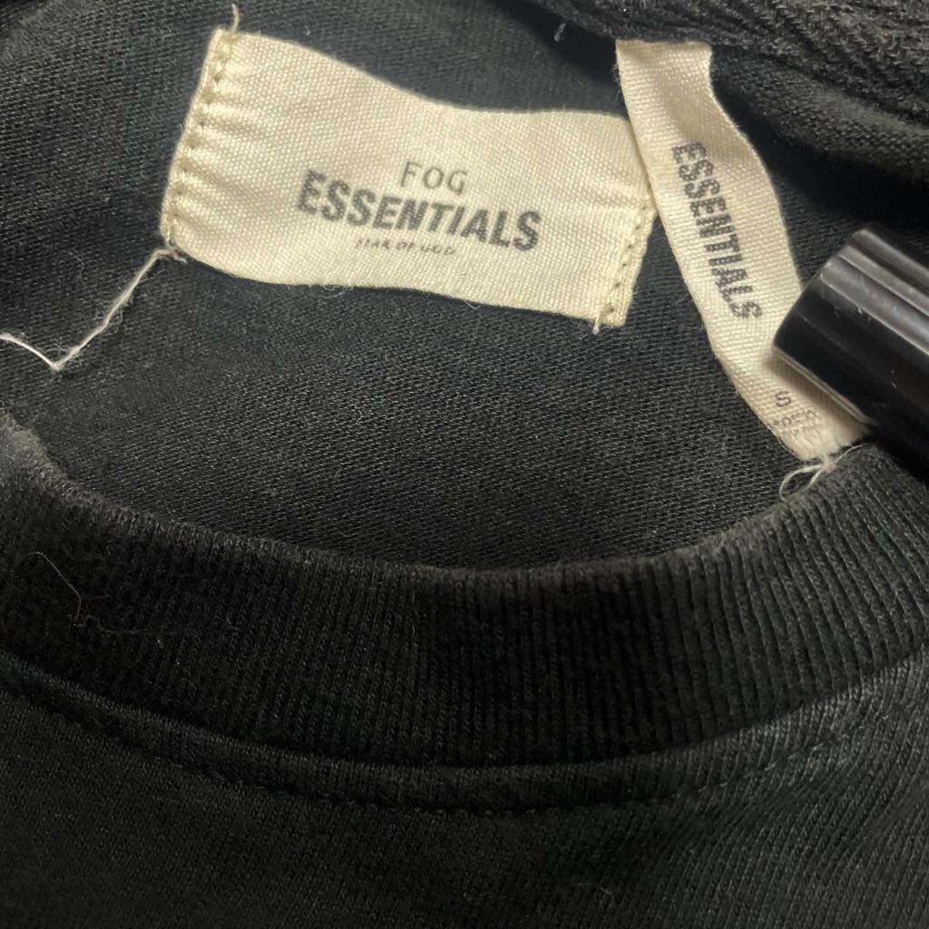 FOG ESSENTIALS エッセンシャルズ ロゴ Tシャツ 半袖カットソー 黒ブラック Sの画像7