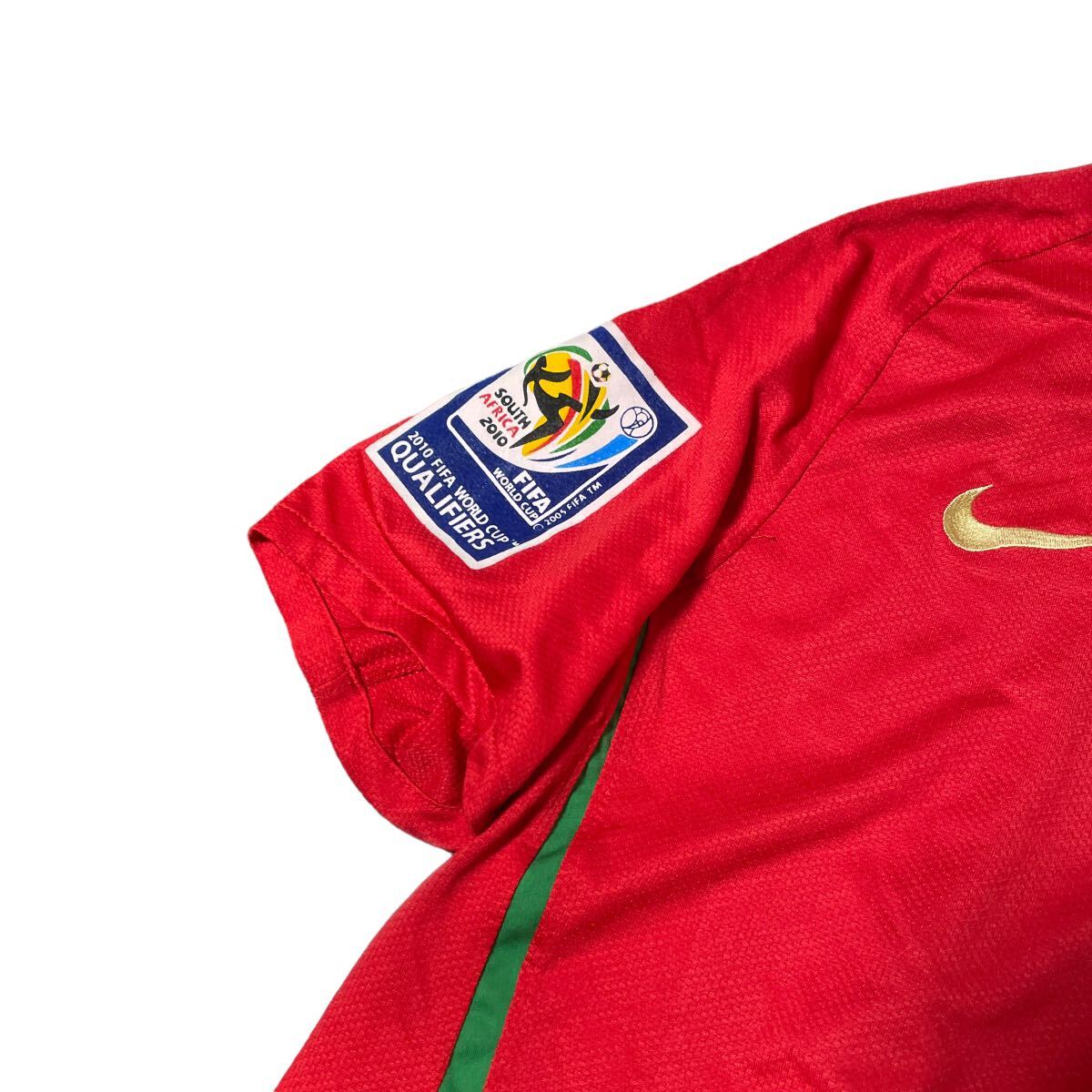 NIKE ナイキ ポルトガル代表 ロナウド 2010 FIFA公式 W杯 ワールドカップ ユニフォーム 赤レッド M_画像4