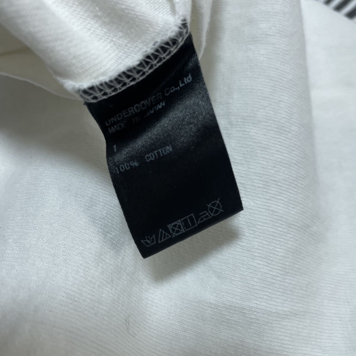 UNDERCOVER アンダーカバー 半袖Tシャツ カットソー 白ホワイト S 1_画像5