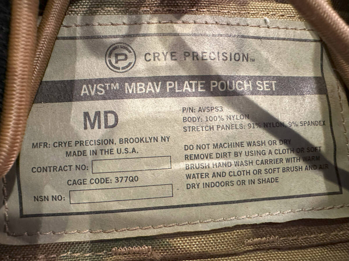 【実物】Crye Precision AVS MBAV Multicam マルチカムの画像4