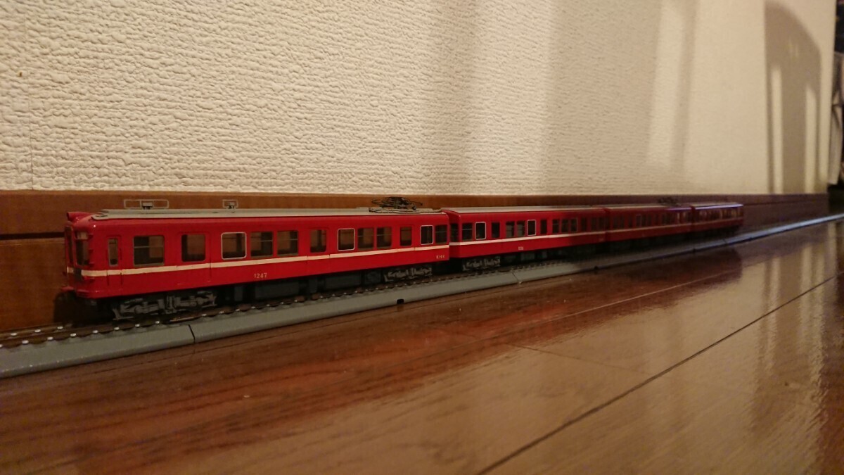 鉄道模型 HOゲージ ピノチオ 京浜急行1200形 1247 1235 1238(モーター付) 1250 4両編成の画像8