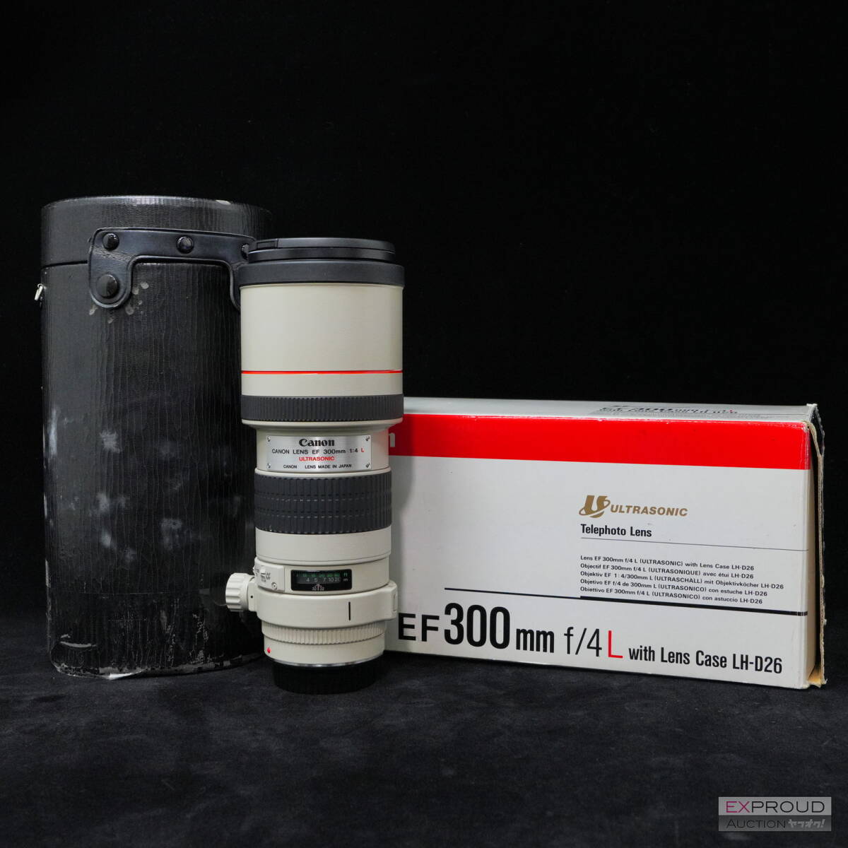 中古品★M18 Canon キャノン LENS EF300mm F4L USM 1:4 ULTRASONIC EFレンズ 単焦点レンズ 動作確認済 レンズケース付き