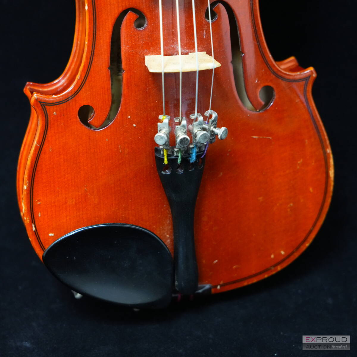 良品★SUZUKI VIOLIN NAGOYA 鈴木バイオリン No.200 Size 1/8 Anno 2003 バイオリン州のケース・弦付き 子供用バイオリンサイズ_画像5