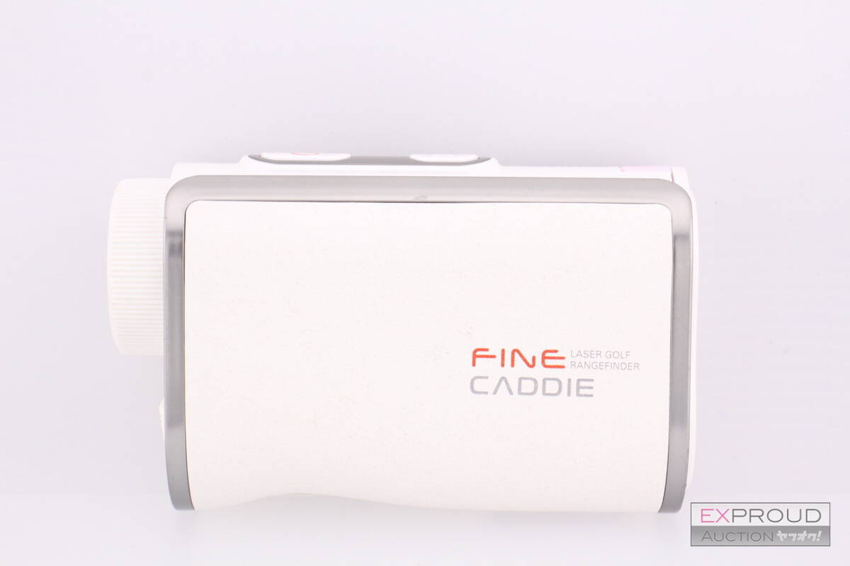 良品★R01 FineCaddie ファインキャディ J300 ゴルフ レーザー距離計 充電式 IPX4防水 距離測定器 ホワイト 約6.5×10.5×4cm 動作確認済み_画像3