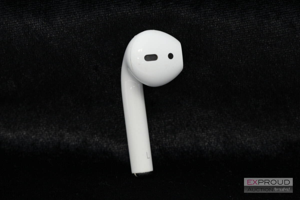 良品★F10 Airpods エアーポッズ Apple L イヤホン片耳のみ 左のみ A2031 第2世代 純正 Bluetooth 動作確認済 なくされた方必見_画像1