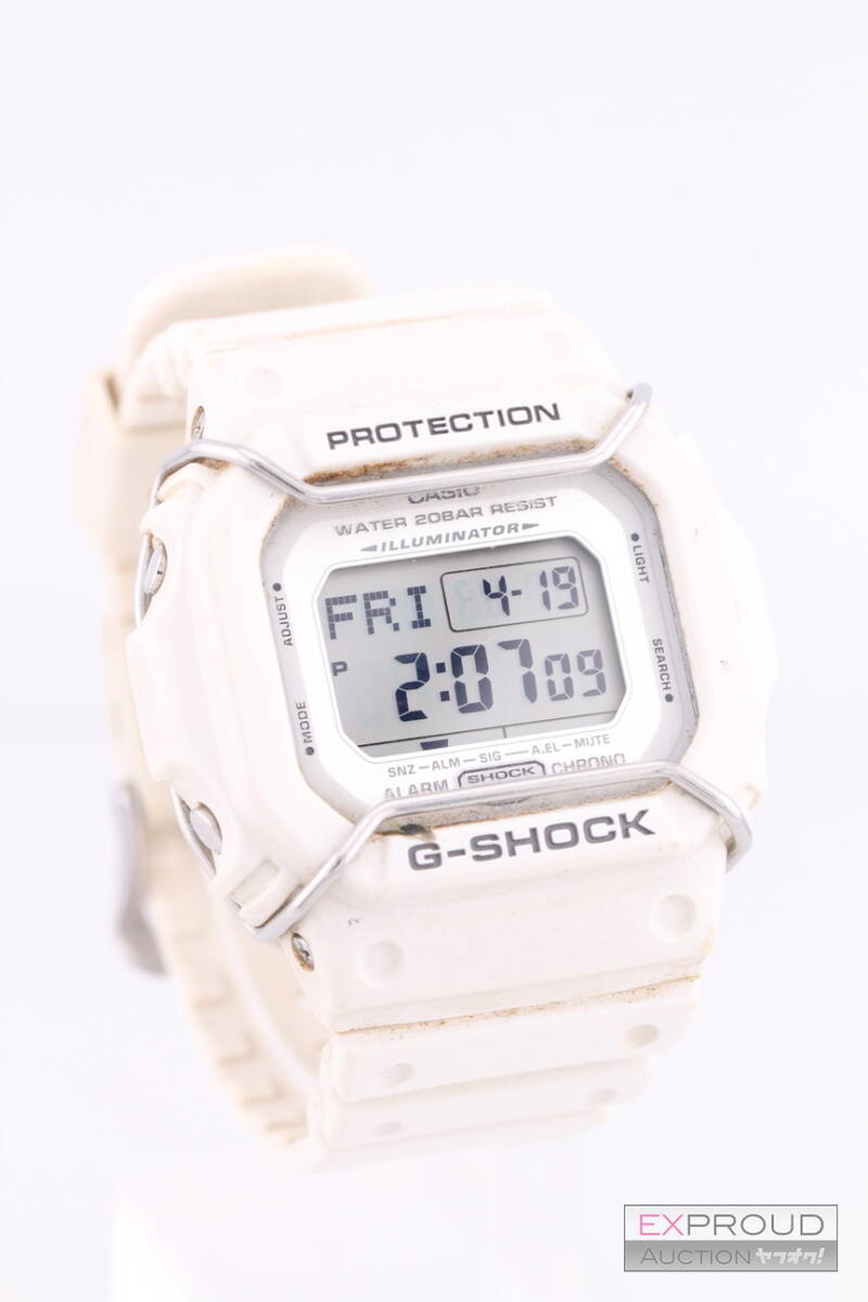 良品★R66 CASIO カシオ G-SHOCK ジーショックPROTECTION プロテクション DW-D5600P バックライト 腕時計 20気圧防水 動作確認済み_画像1