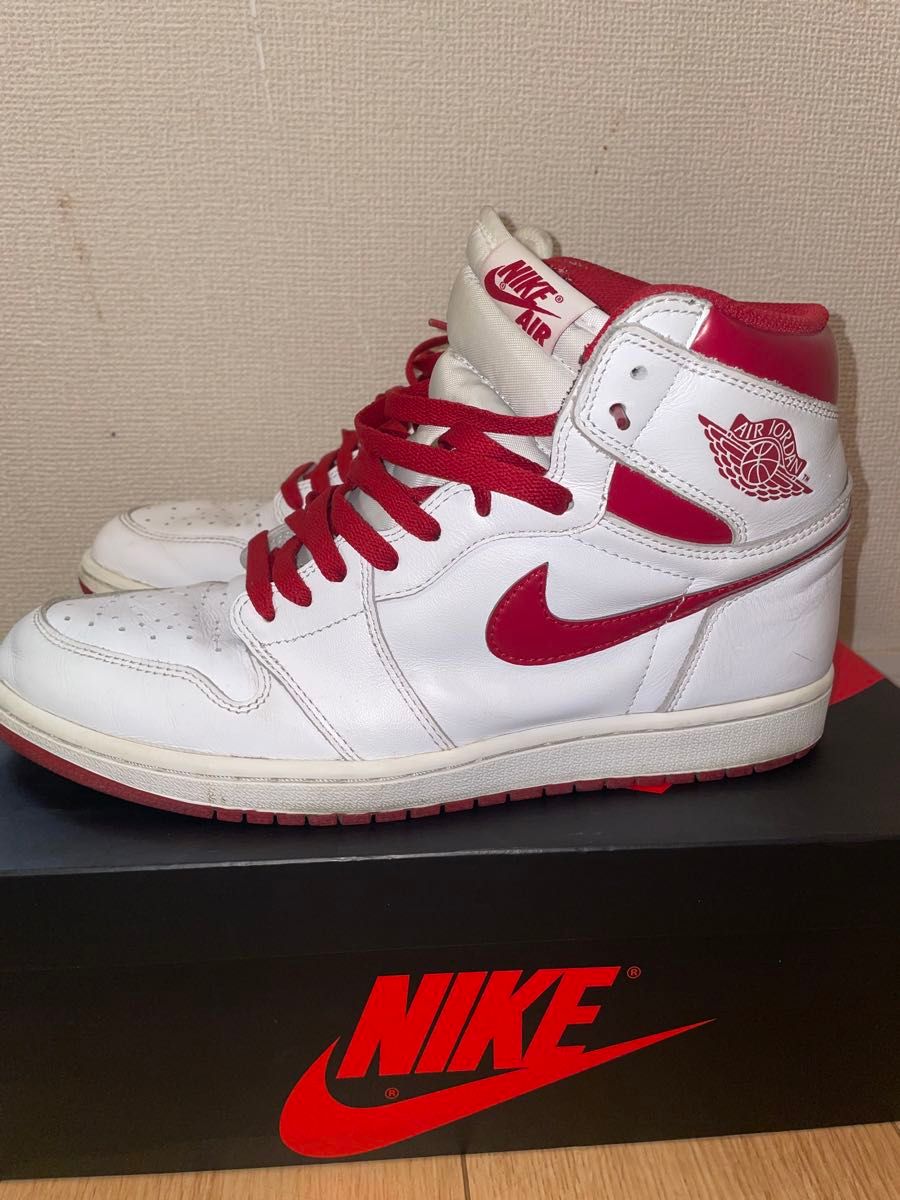 エアジョーダン1 AIR JORDAN 1 RETRO HIGH OG メタリックレッド