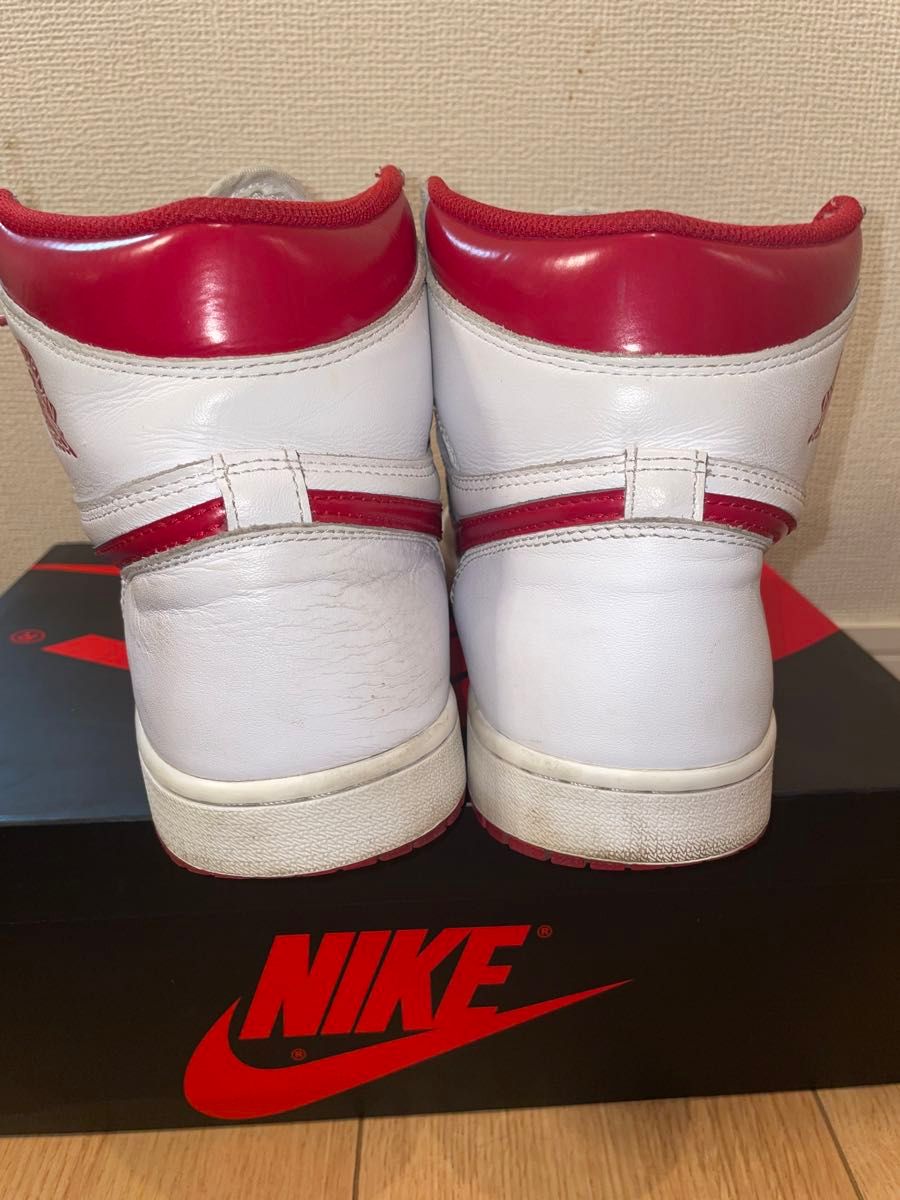 エアジョーダン1 AIR JORDAN 1 RETRO HIGH OG メタリックレッド