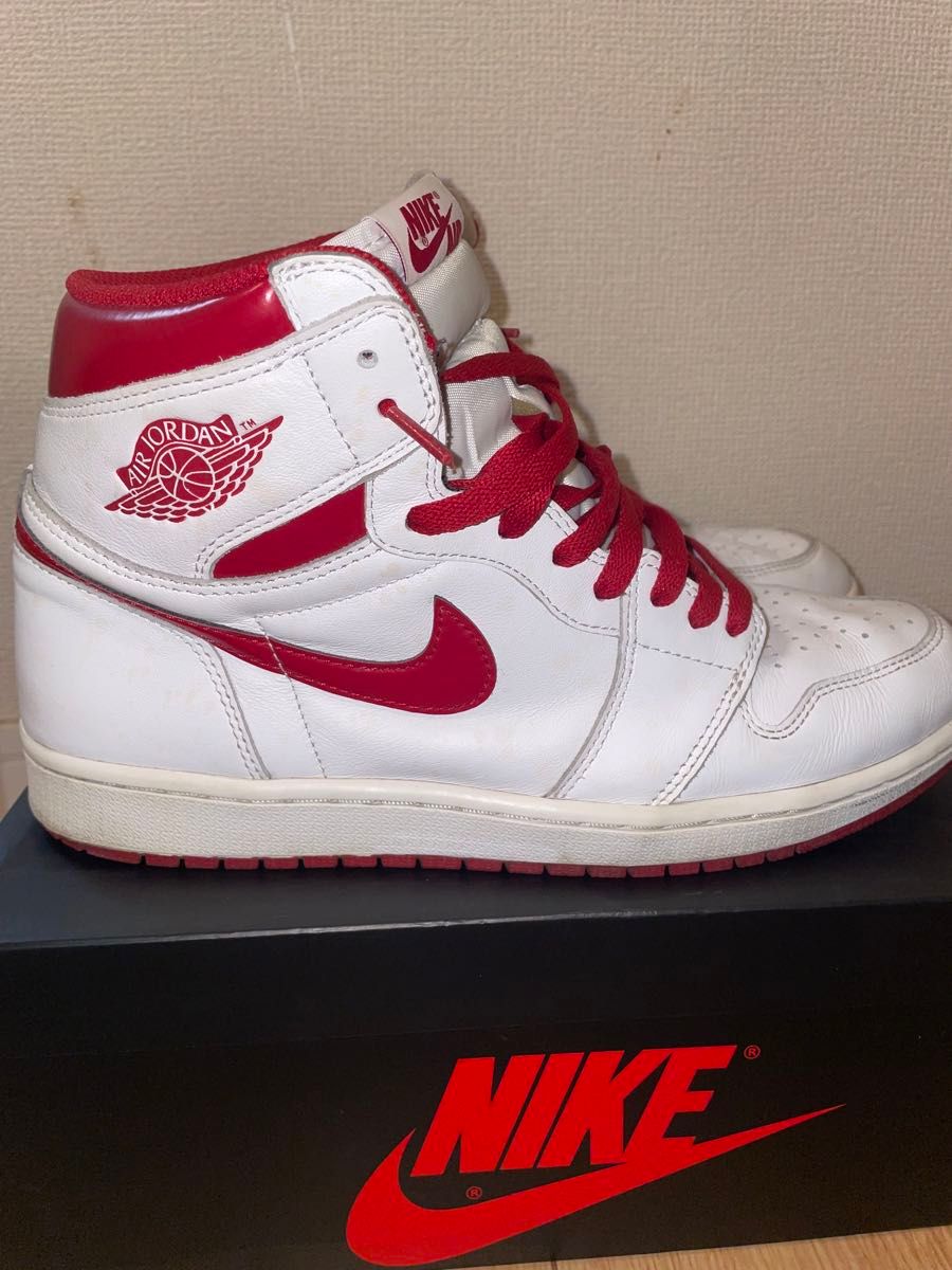 エアジョーダン1 AIR JORDAN 1 RETRO HIGH OG メタリックレッド