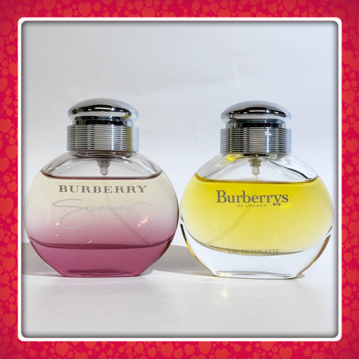 Burberry バーバリー ★バーバリーライト オードトワレ 50ml ★バーバリーサマー2009 オードトワレ 50ml ★2本セット★残量多の画像1