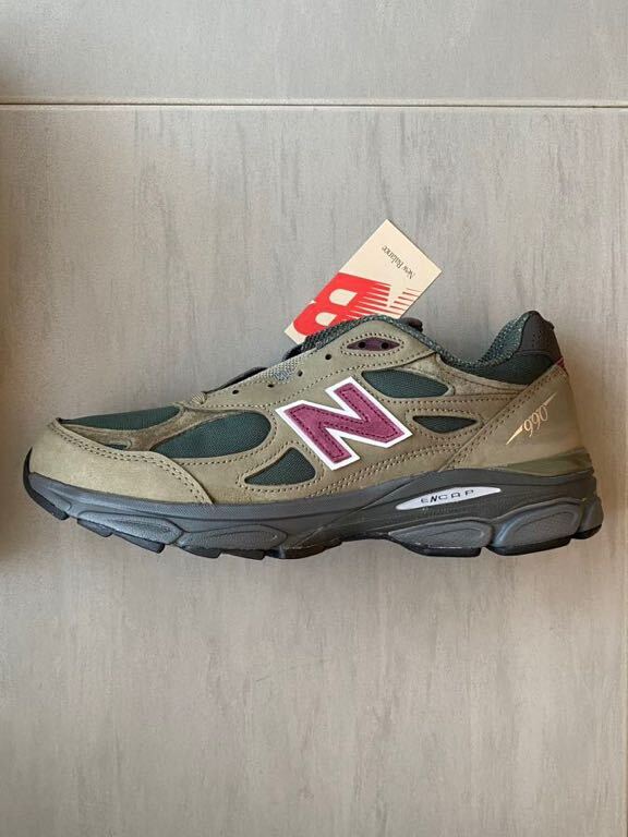 新品未使用 New Balance 990v3 M990GP3 27.5cm US 9.5 aime leon dore ニューバランス エメレオンドレ_画像2