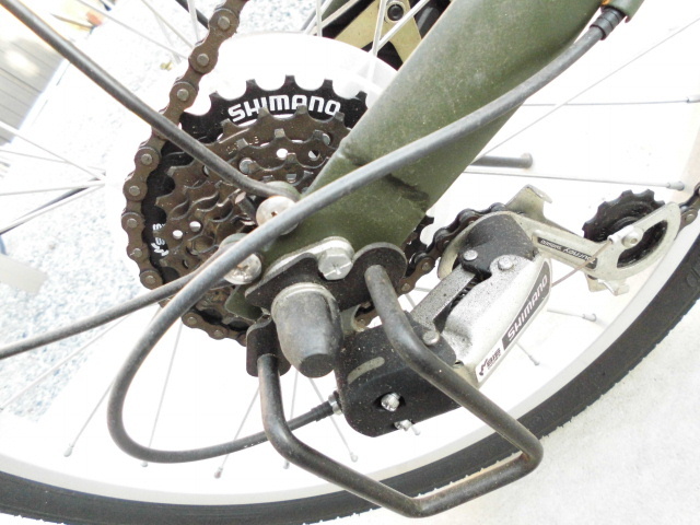 折り畳み自転車 ＳＨＩＭＡＮＯ シマノ変速機 6段ギヤ ２０インチ サスペンション付きの画像4