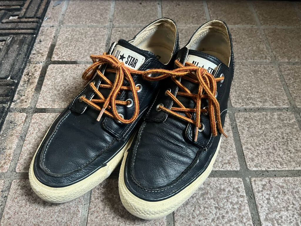 コンバース ALL STAR オールスター LEATHER レザー スニーカー 27.5cm_画像1