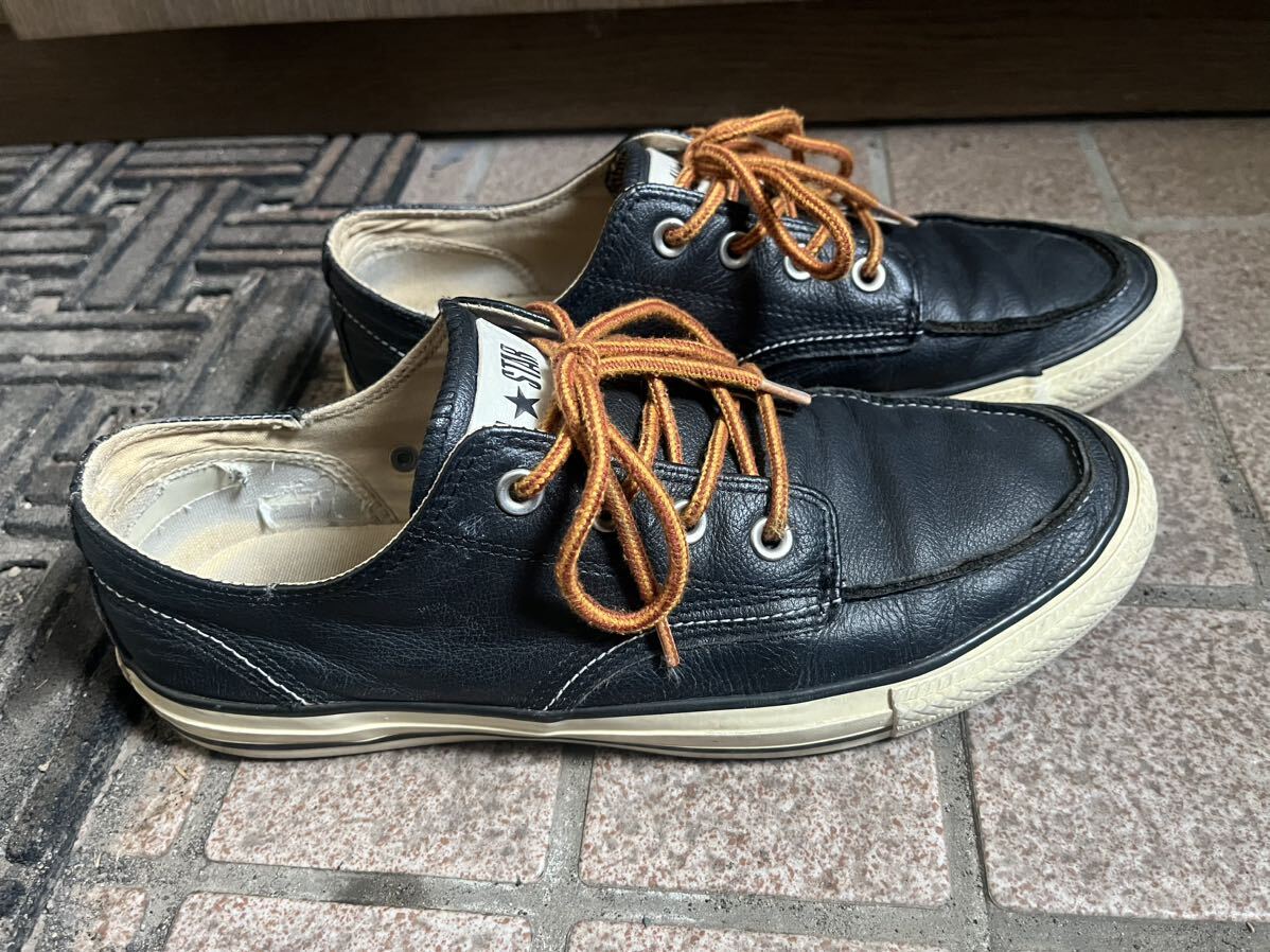 コンバース ALL STAR オールスター LEATHER レザー スニーカー 27.5cm_画像2