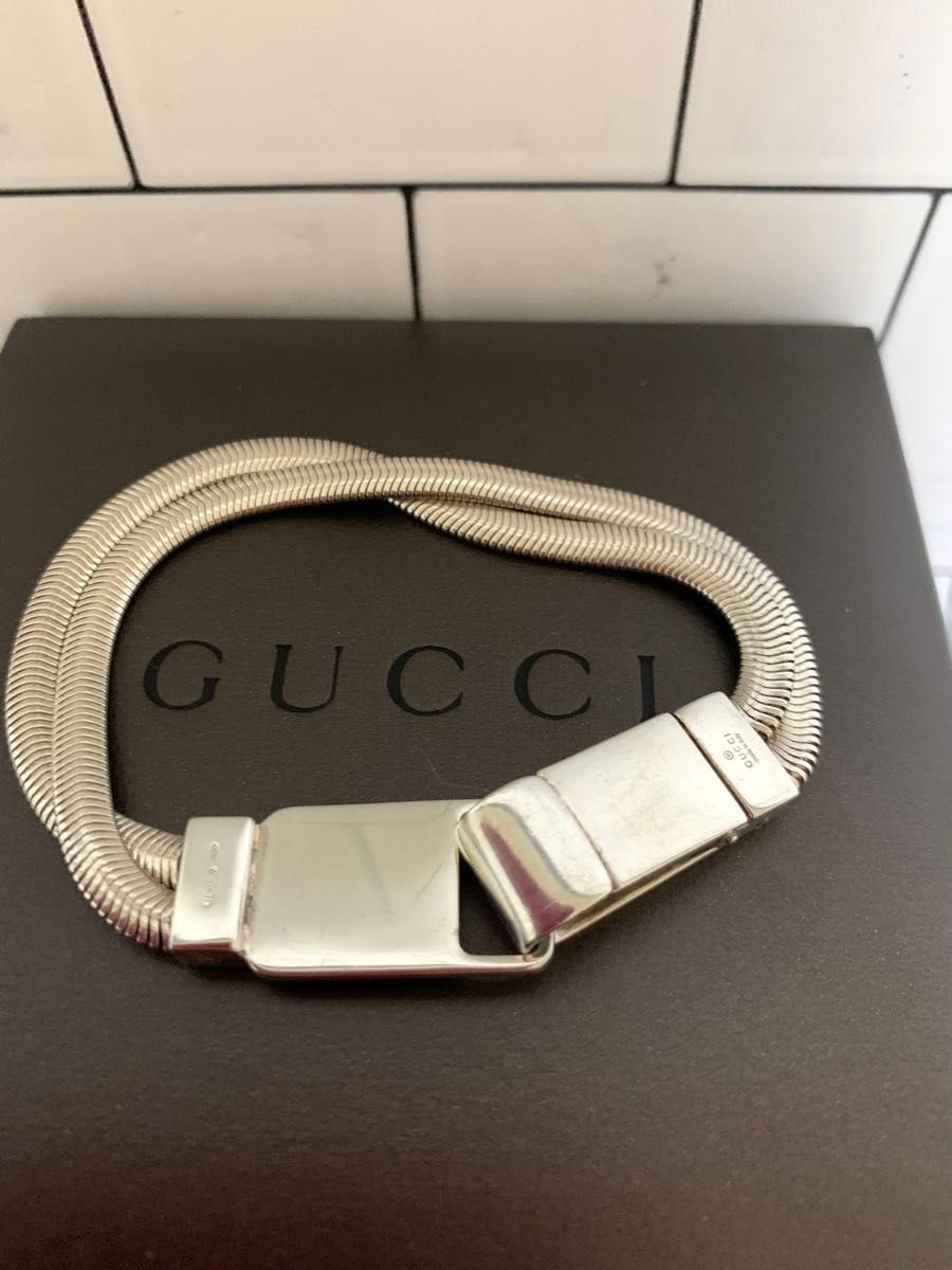 Toshi様専用 GUCCIシルバーバングル ブレスレットレット3点 セット