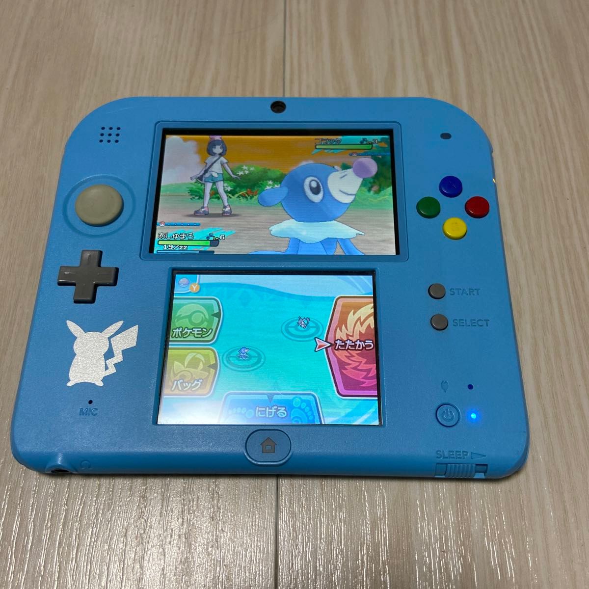 ニンテンドー2DS ポケットモンスター サン・ムーン ライトブルーver.