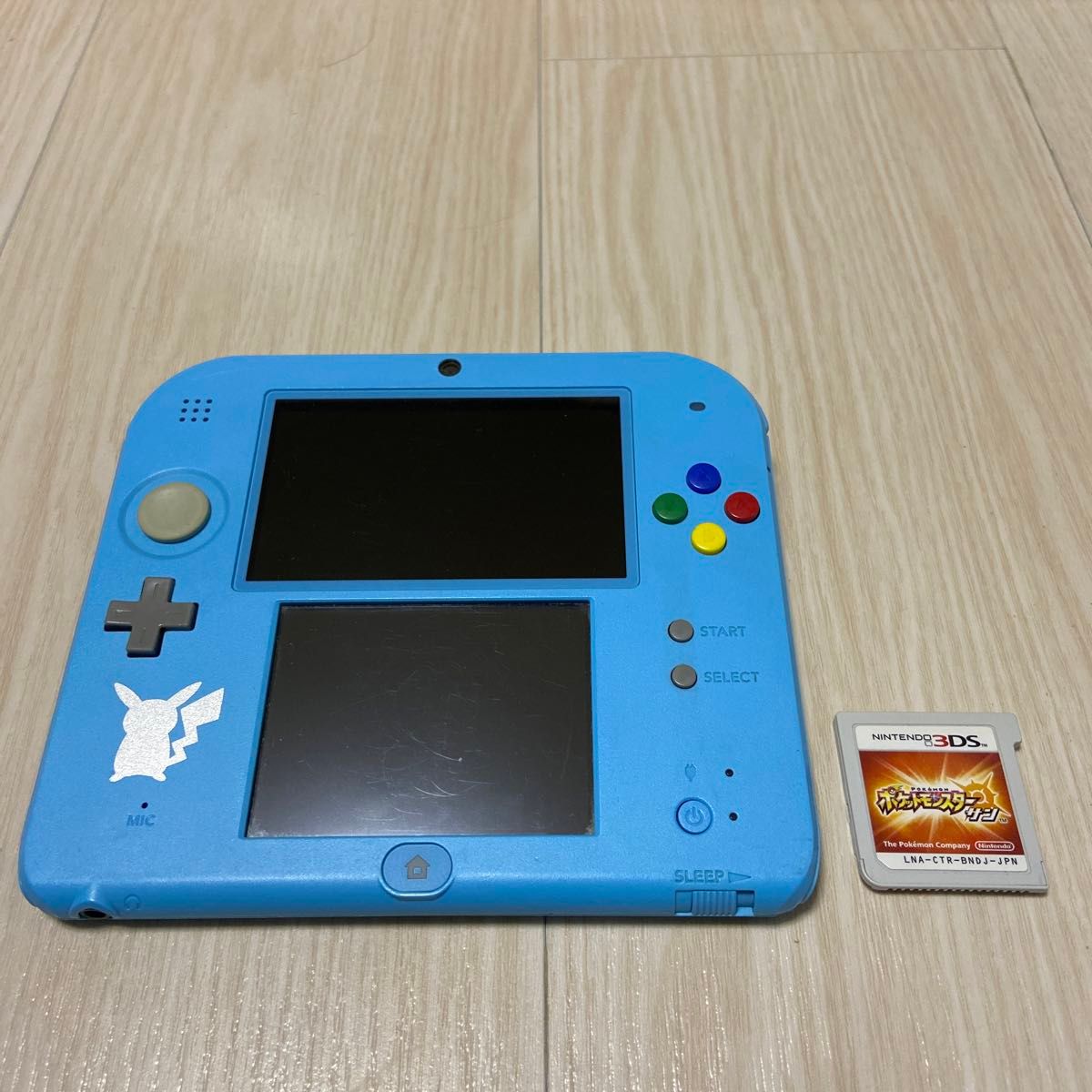 ニンテンドー2DS ポケットモンスター サン・ムーン ライトブルーver.