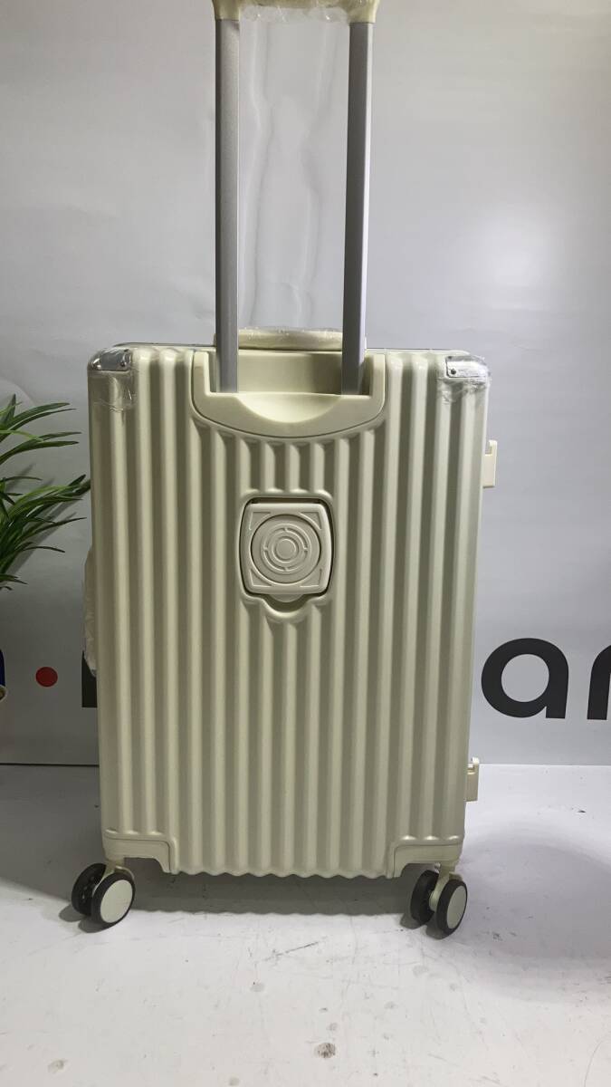 スーツケース　Mサイズ　ホワイト　キャリーバック　キャリーケース　SC814-24-WH　HE095_画像2