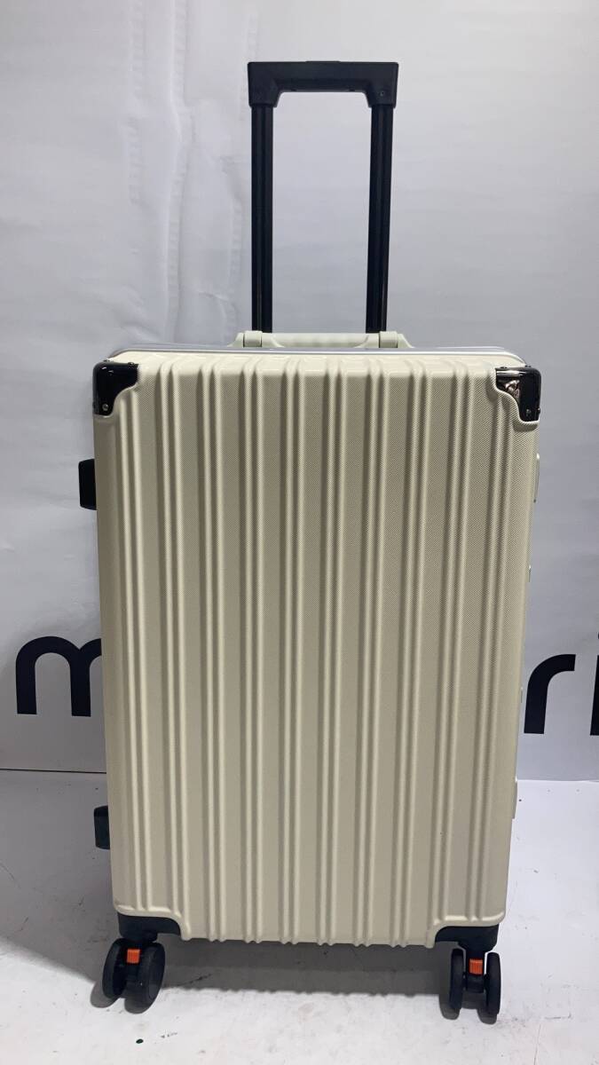 スーツケース　Mサイズ　ホワイト　キャリーバック　キャリーケース　SC105-24-new-WH_画像1