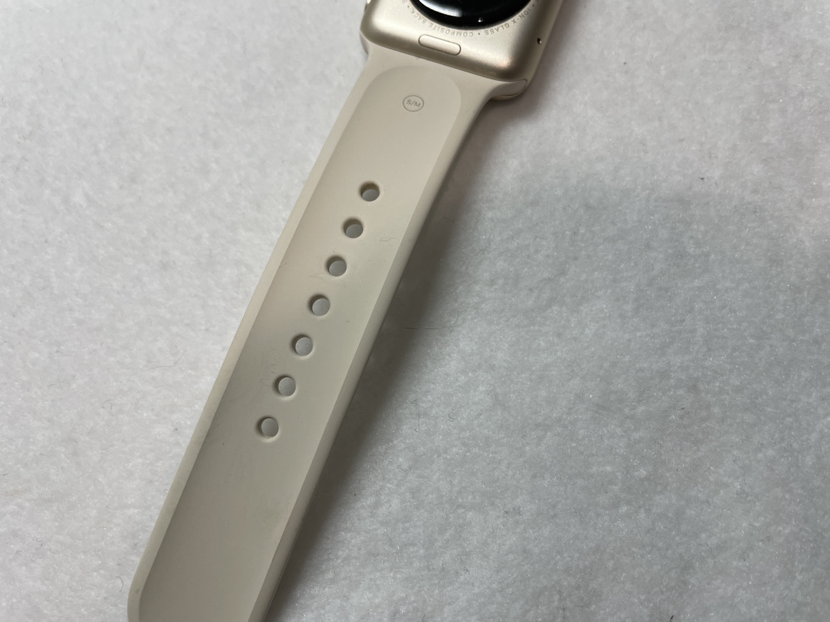 ◎ジャンク◎Applewatch sports アンティークホワイト 38mm GPSモデル_画像4